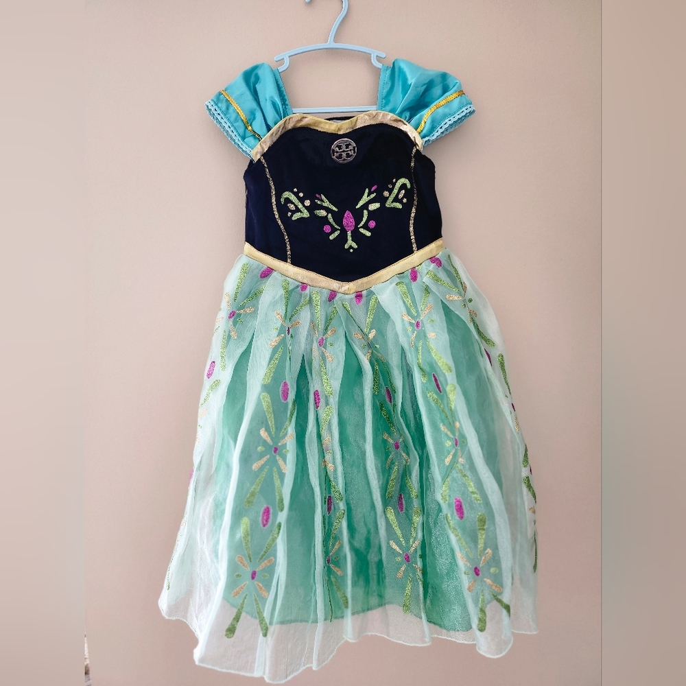 Kids Princess Anna Costume Dress
